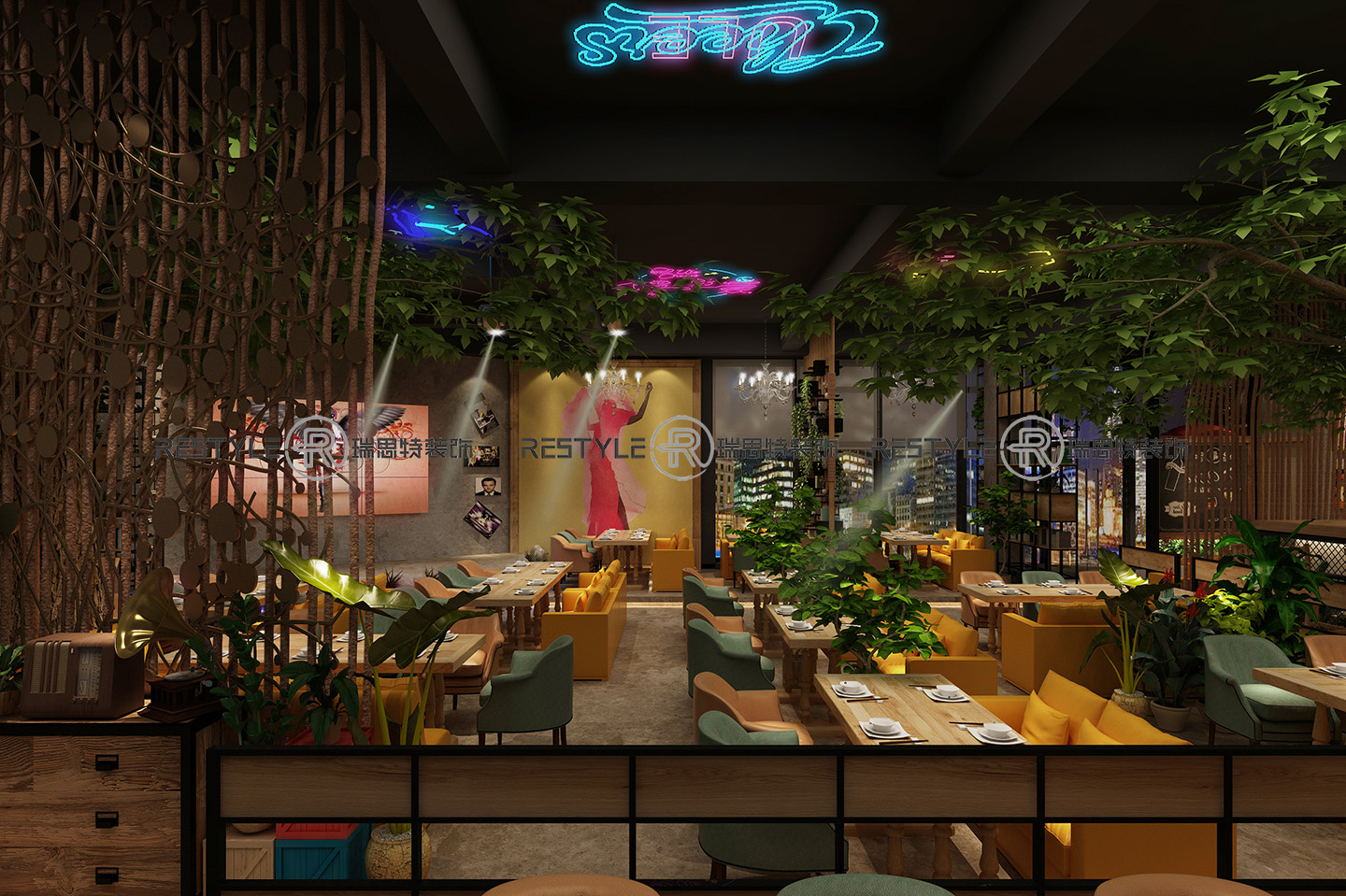 娱乐签音乐餐吧